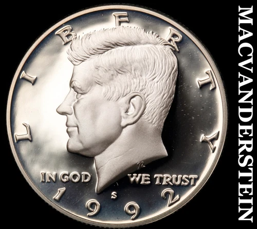1992-S Kennedy Half Dollar- Silver- Choice Gem Proof Luster No Reserve #i9240