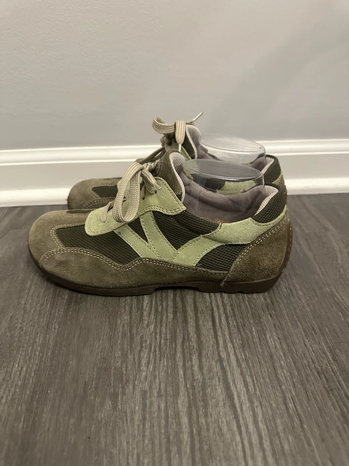 Birkenstock Footprints Green Lace up Sneakers Size 39=8 - Image 3 of 4