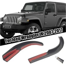 Water Rain Diverters Gutter Extension For Jeep Wrangler Jk 2018-2021 Diy Parts