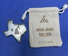 3.45 oz Silver .999 Texas Star PumpJack  By Above Grade Bullion  Hand Poured Bar