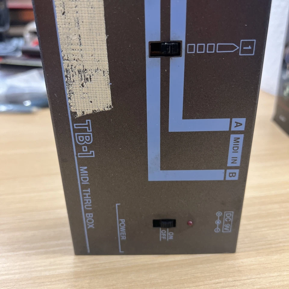 Casio TB-1 Vintage Midi Thru Box No Power Cord - Image 2 of 4