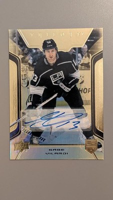 2023-24 Upper Deck Trilogy Gold Autographs Gabe Vilardi Auto