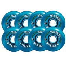 Rink Rat Roller Hockey Wheels Rinkster Striker Blue 8-Pack - Choose Size and Gr