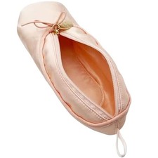 Pink Ballet Shoe Makeup Bag, Dance Recital Gifts for Girls pink