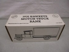 Ertl Amstel 1931 Hawkeye Motor Truck Bank 1/34