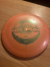 Finish Line Reverb Distance Driver Orange Disc Golf 170-174g Green Foil PDGA