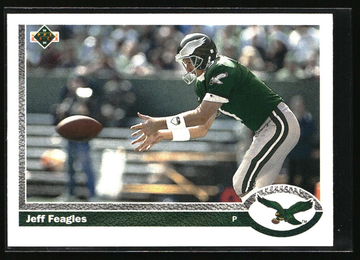 1991 Upper Deck #678b Jeff Feagles
