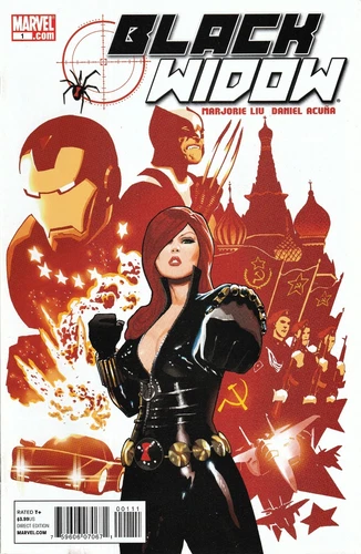 BLACK WIDOW #1 (2010) LIU / DANIEL ACUNA ART & COVER ~ NM
