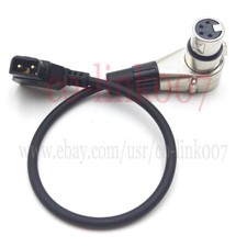 D-tap to XLR 4pin Female Power Cable for DSLR Camcorder/Roland R88 Monitor 45cm