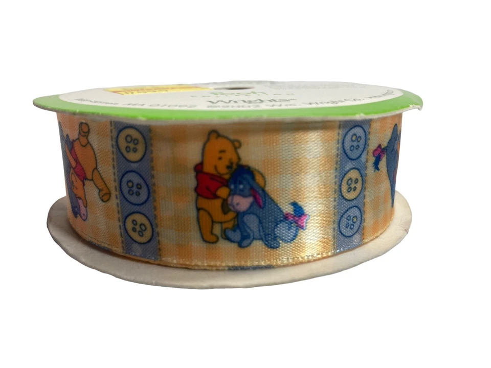 Lote de 3 carretes vintage de cinta Wrights Disney Mickey Collection Minnie & Pooh 2002 Foto 2 de 4