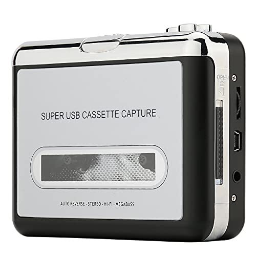 Reshow Lettore Cassette Audio - Registratore di Cassetta Portatile che (q9r)