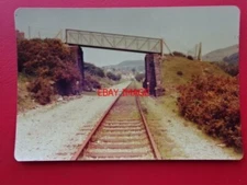 PHOTO  BRIDGE AND RAILWAY TRACK AT DARRAN AND DERI  1978