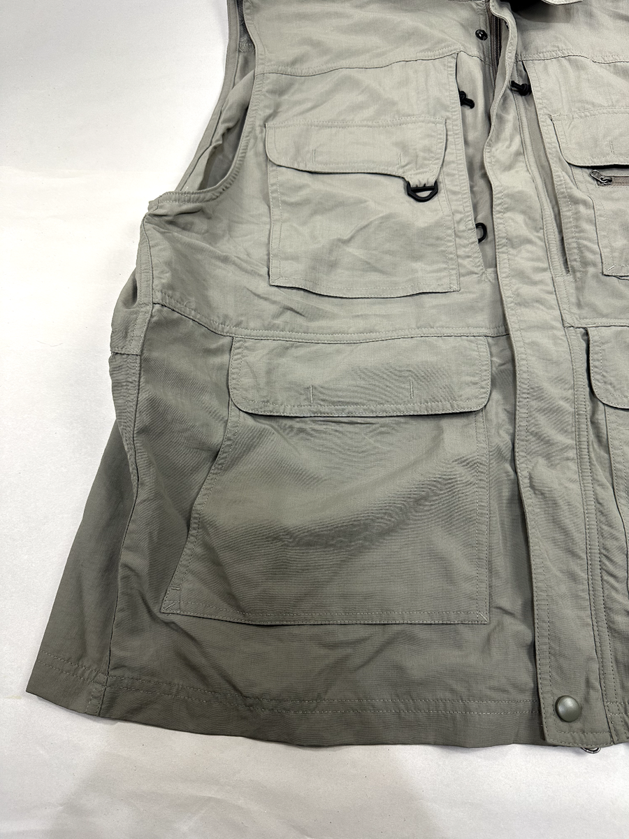 Gilet de Pêche Homme en Maille Léger Respirant à Séchage Rapide Casual