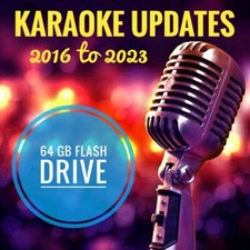 2016 to 2023 KARAOKE Updates 64Gb USB Flash/Thumb Drive cdg mp3 Collection