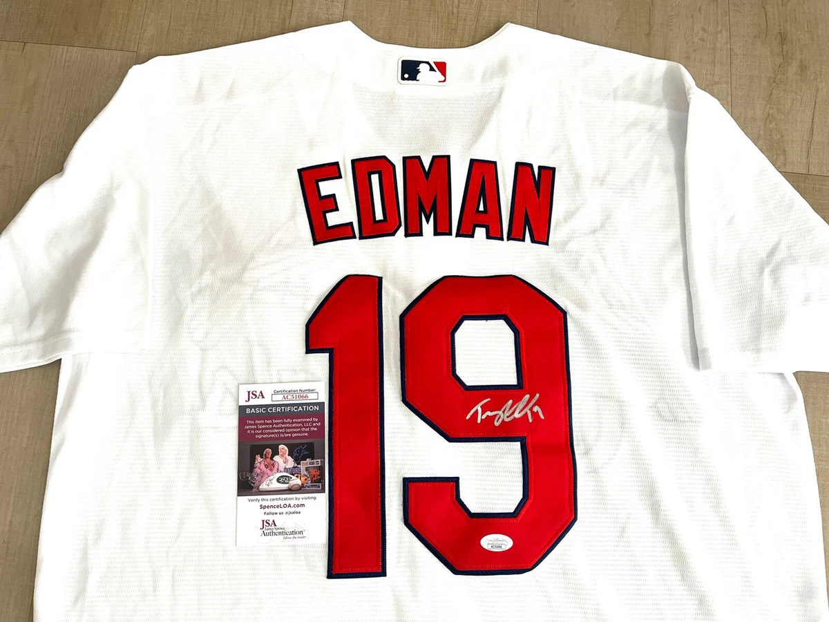 Tommy Edman hand signed St Louis Cardinals Jersey JSA CERT #2