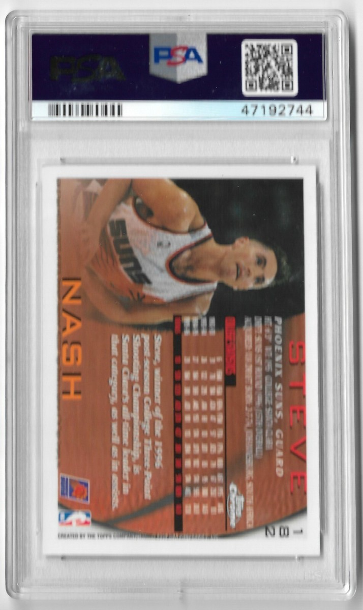 1996 Topps Chrome #182 - Steve Nash Rookie Card - PSA 9 - Mint | eBay
