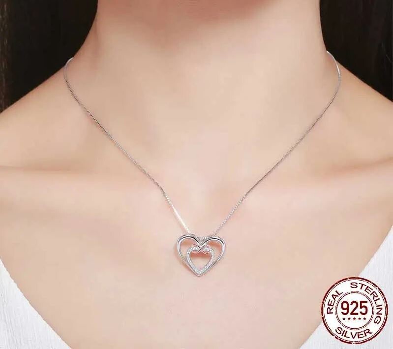 Sterling Silver 'Daddy's Little Girl' Heart Pendant Necklace - Handcrafted Gift For Daughters
