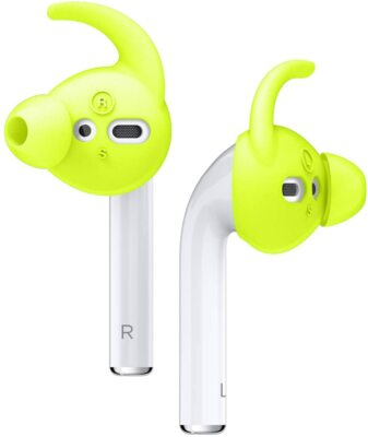 AirPods Ear Tips Cover elago® Earbuds Hook Cover [Neon Yellow]