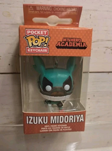 Keychain Animation: My Hero Academia Deku with Helmet Pocket Pop