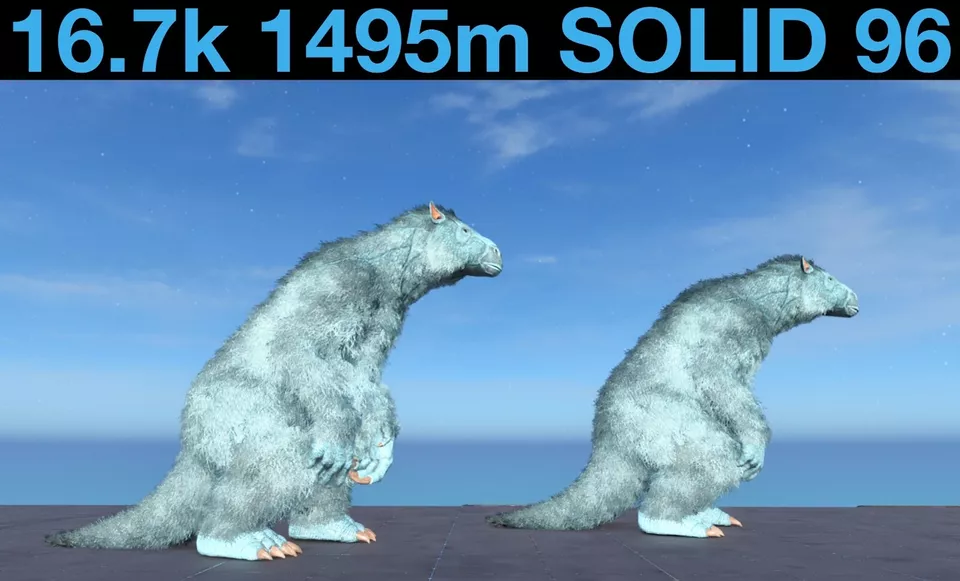 16.7k 1496m Solid 96 Megatherium Ark Survival Ascended ASA PVE Xbox/PC/PS