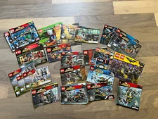 Huge Lot 18 Lego Marvel DC Minecraft Jurassic Instruction Manuals Only NO PARTS