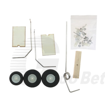 RC Foam Plane Model SU27 Fighter Glider Landing Gear Wheel Kit Set Undercarriage