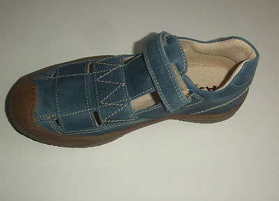 ASTER LEDER HALBSCHUHE GR. 34 BLAU