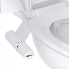 Ultra-Slim Bidet Toilet Seat Attachment Non-electric with Dual Nozzle Cold Wash
