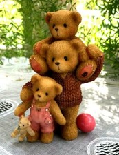 CHERISHED TEDDIES - VERY SPECIAL WAY OF LIFTING SPIRITS - DAD, DRAKE, AND DUSTEE