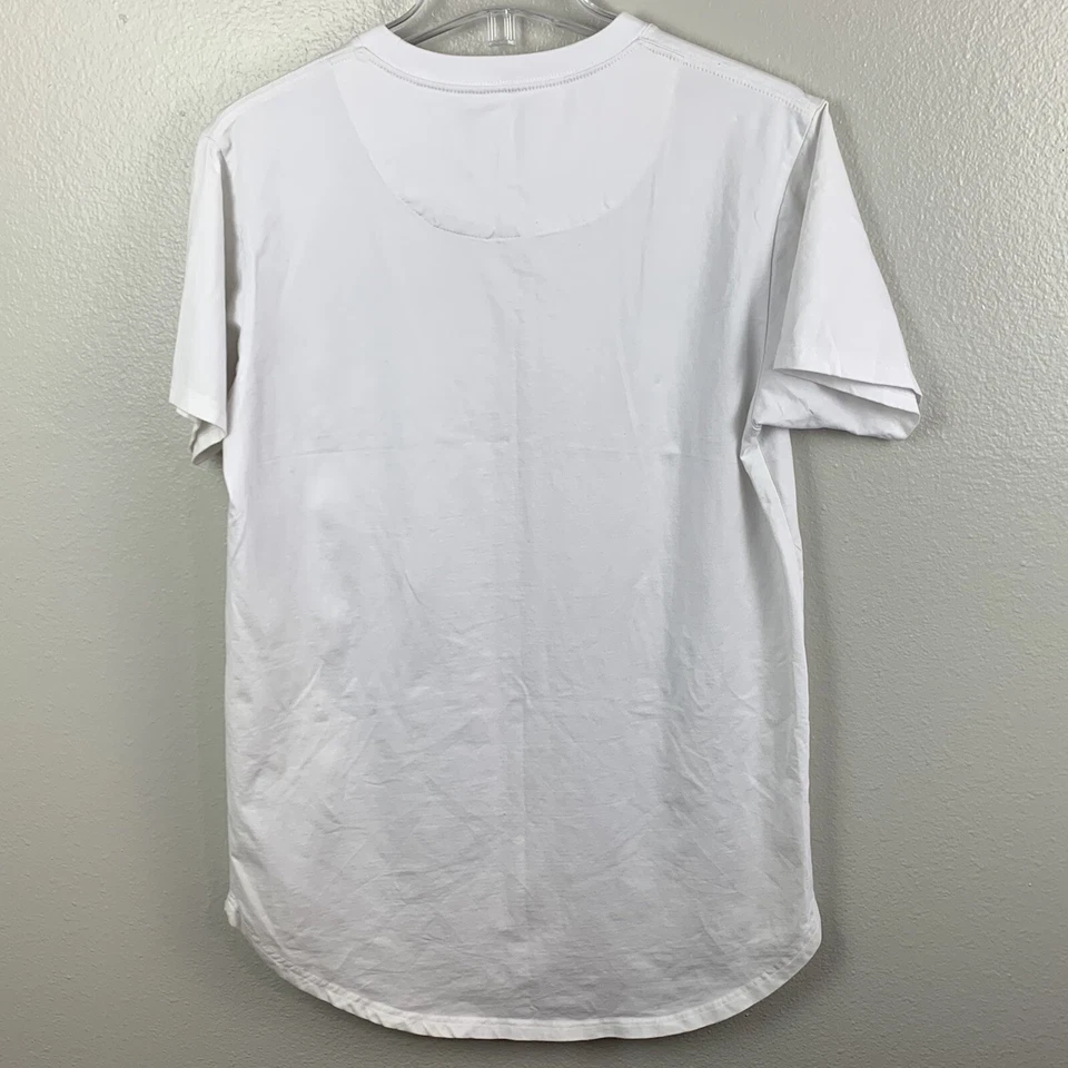 Remy Boyz white studded designed short sleeve Logo Men's T-Shirt Size Medium - Image 3 of 4