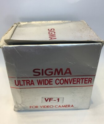 RARE Sigma 0.45 Ultra Wide Angle 46mm Converter (VF-1) STORE INVENTORY REDUCTION