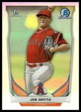 2014 Bowman Draft #CDP51 Joe Gatto Chrome Refractors Los Angeles Angels