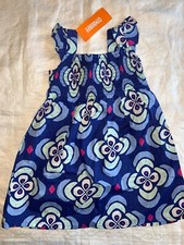 NWT Gymboree Desert Dreams Blue Floral Sleeveless Dress - Size 3T