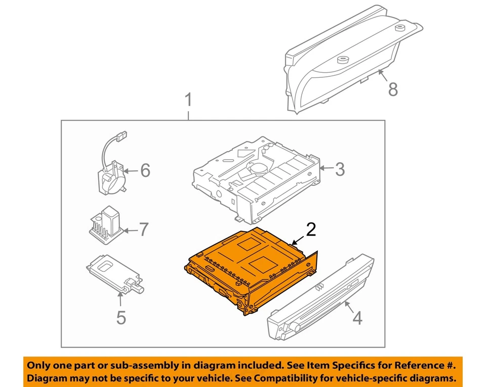 Pantalla de infoentretenimiento usada se adapta a: BMW 328I 2007 reproductor navegación DVD grado A Foto 2 de 4