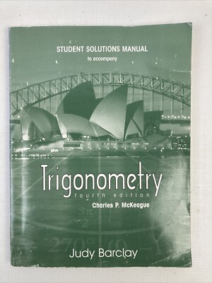 Trigonometry by Charles P. McKeague (1999, Trade Paperback) EUC