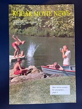 Kodak Movie News Leaflet Magazine Antique Guide Summer 1963 Lake Dock