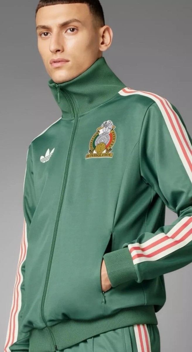 トップス adidas Mexico Beckenbauer Track Top adidas Originals Mexico Beckenbauer Men's Track Top in Green