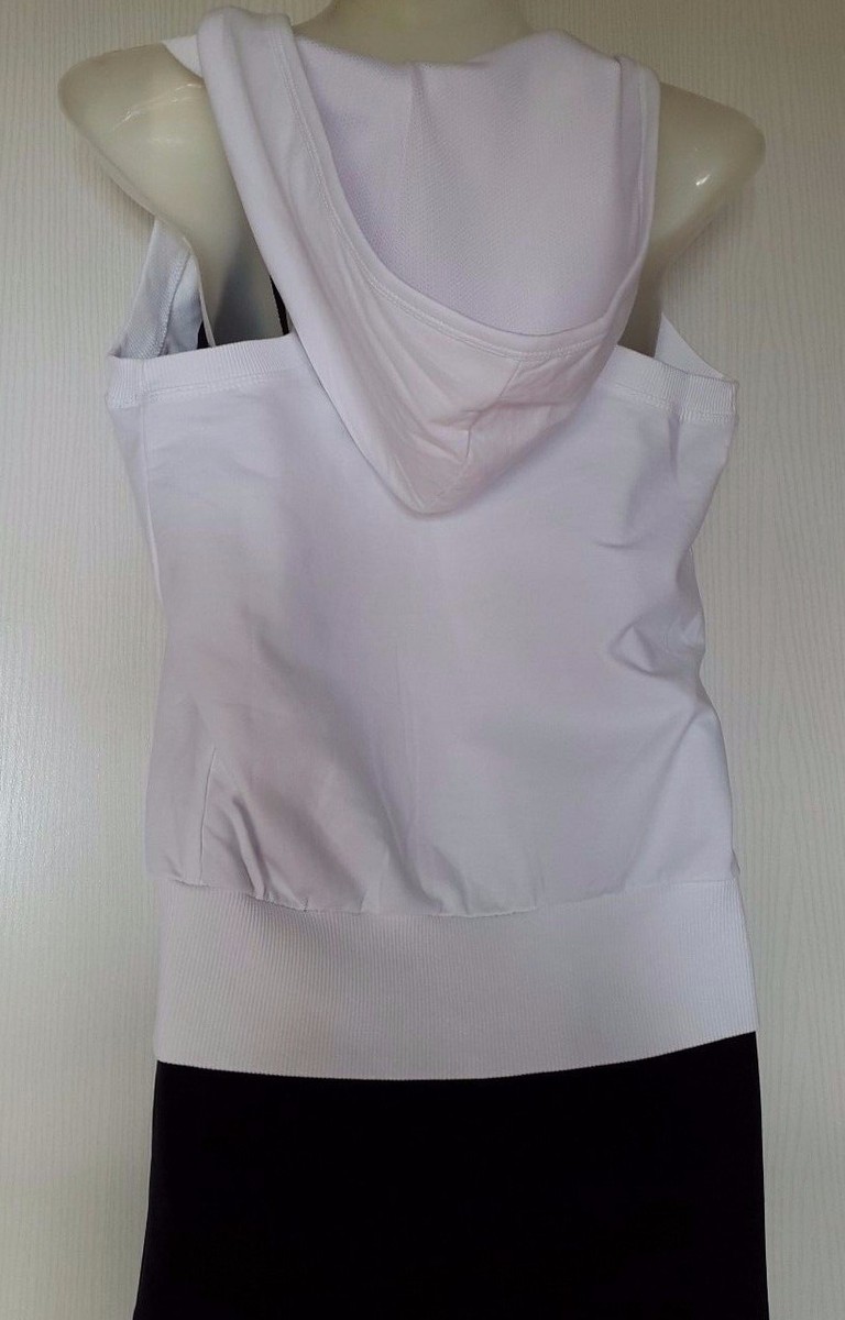 Veste Sweat Sans Manches Lotto Pour Femme - Taille S (38-40 FR) - Blanc - Neuve