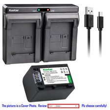 NP-FV70 Battery or Dual Charger for Sony HDR-CX160 CX180 CX190 CX200 CX210 CX220
