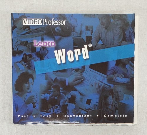 Lot Of 2 VIDEO PROFESSOR 3-CD Lesson Sets: LEARN WORD 2002 & LEARN THE INTERNET - Picture 2 of 9