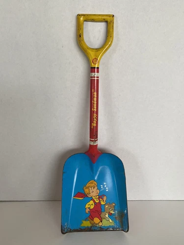 Vintage Ohio Art "Happy Sandman"  Toy Sand Pail Shovel Beach Decor