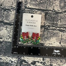 Sugarfix HAPPY HOLLY-DAYS Baublebar Wreath Earrings