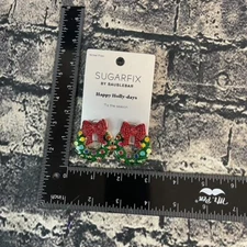 Sugarfix HAPPY HOLLY-DAYS Baublebar Wreath Earrings