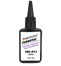 Microtec dünnflüssiger UV-Kleber | 50g | ohne UV-Lampe | für Risse und Sprünge 