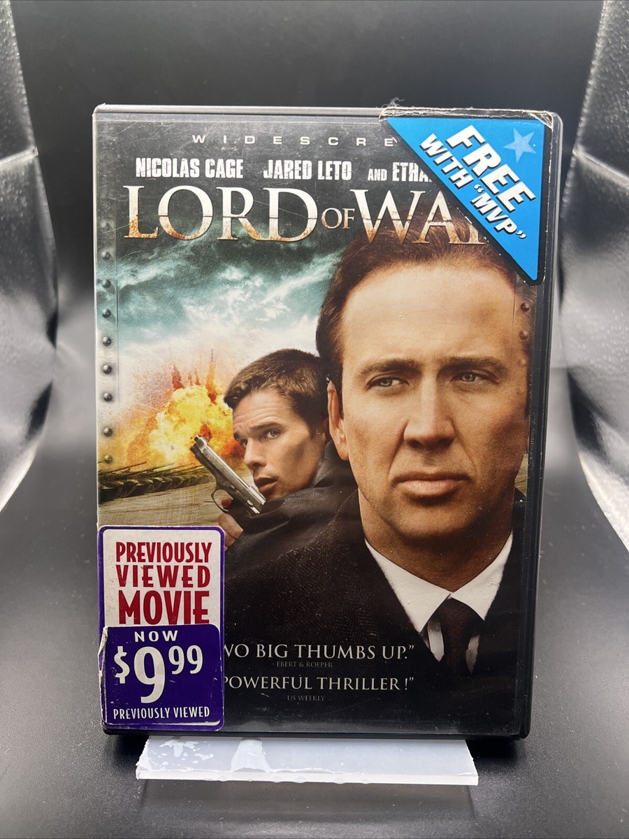 DVD Lord of War Nicolas Cage Jared Leto Ethan Hawke Bridget