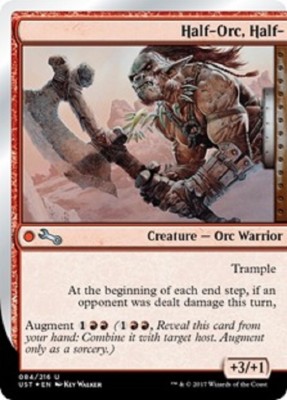 1x Half-Orc, Half- Unstable Card Magic the Gathering MTG NM