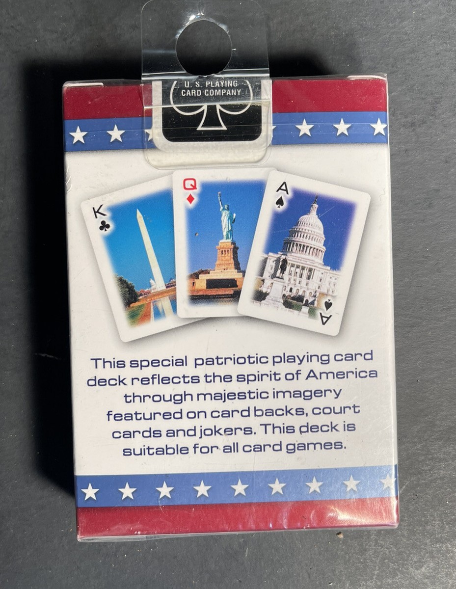 America The Beautiful Playing Cards Flag USA Bicycle - New, Sealed
