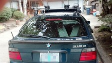 Fit For Carbon Fiber Bmw 92-98 E36 Compact 318ti 316ti Rear Wing Trunk Spoiler