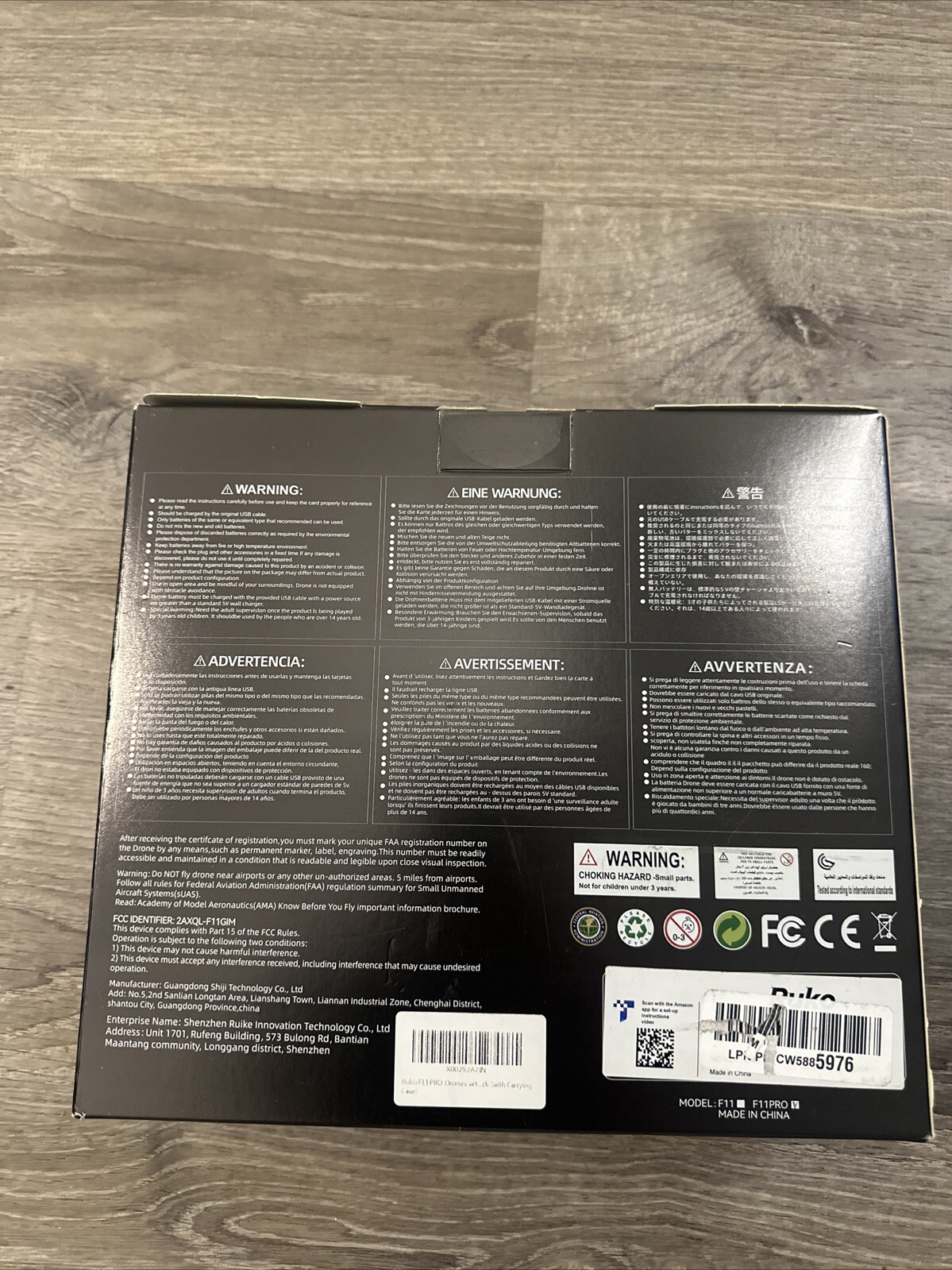 Ruko F11PRO Drone 4K Quadcopter With Carrying Case Brand New