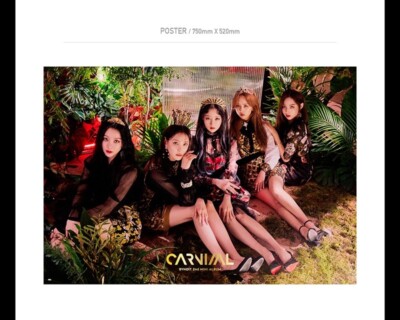 BVNDIT 2nd Mini Album [Carnival] CD+P.Book+P.Card+Post+Sticker+I